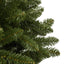 kunstigt juletræ med juletræsfod 210 cm hængslet grøn