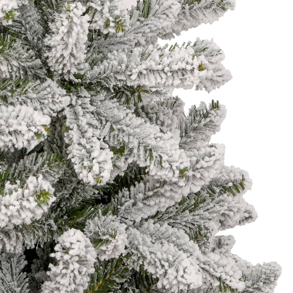 kunstigt juletræ med sne 300 cm hængslet
