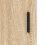 højskab 69,5x34x180 cm konstrueret træ sonoma-eg