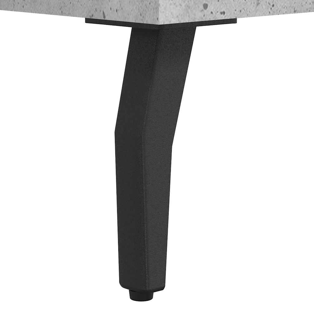 højskab 69,5x34x180 cm konstrueret træ betongrå
