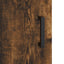 højskab 69,5x34x180 cm konstrueret træ røget egetræsfarve