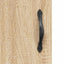 skab 34,5x34x180 cm konstrueret træ sonoma-eg