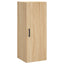 skab 34,5x34x180 cm konstrueret træ sonoma-eg