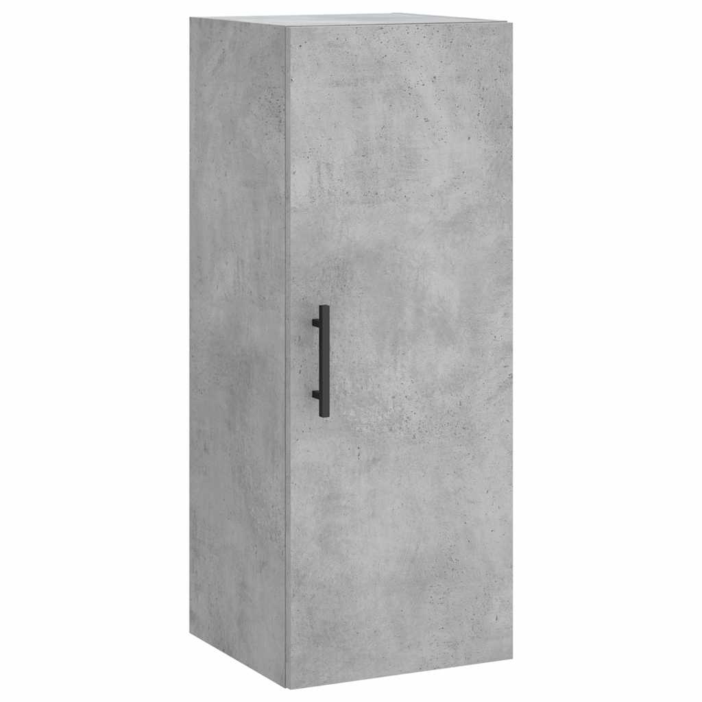 skab 34,5x34x180 cm konstrueret træ betongrå
