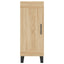 skab 34,5x34x180 cm konstrueret træ sonoma-eg
