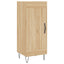 skab 34,5x34x180 cm konstrueret træ sonoma-eg