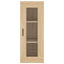 skab 34,5x34x180 cm konstrueret træ sonoma-eg