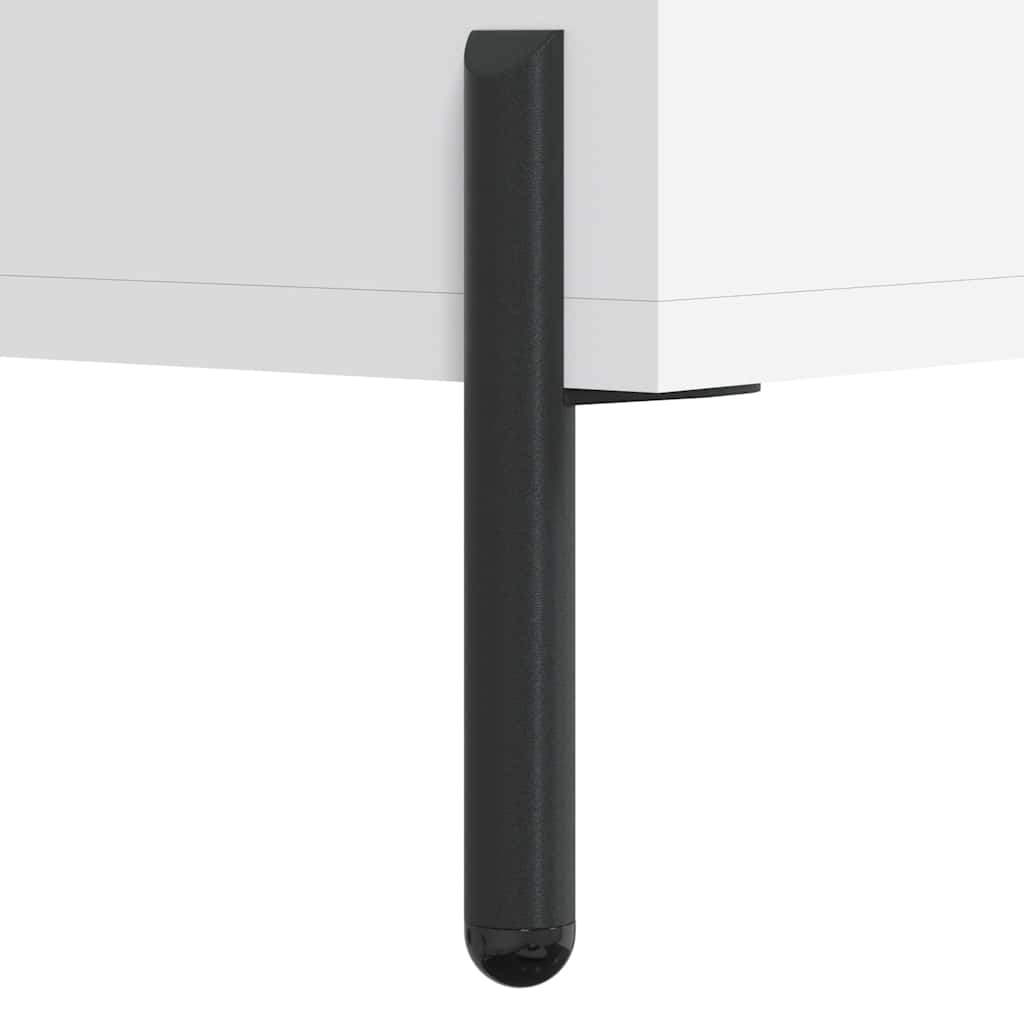 skab 34,5x34x180 cm konstrueret træ hvid