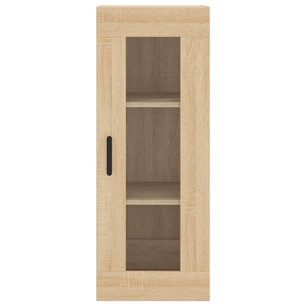 skab 34,5x34x180 cm konstrueret træ sonoma-eg