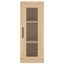 skab 34,5x34x180 cm konstrueret træ sonoma-eg