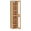 skab 34,5x34x180 cm konstrueret træ sonoma-eg