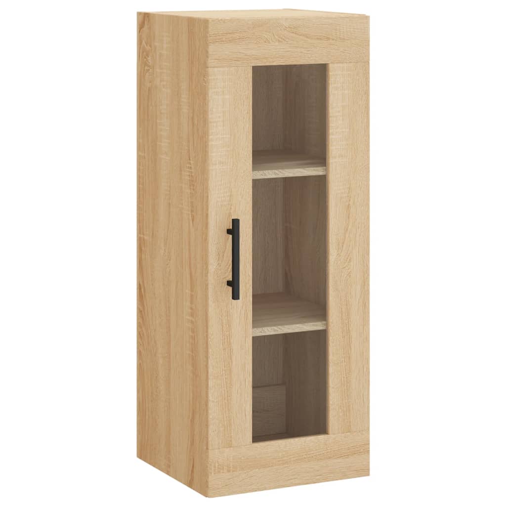 skab 34,5x34x180 cm konstrueret træ sonoma-eg
