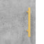 højskab 69,5x34x180 cm konstrueret træ betongrå