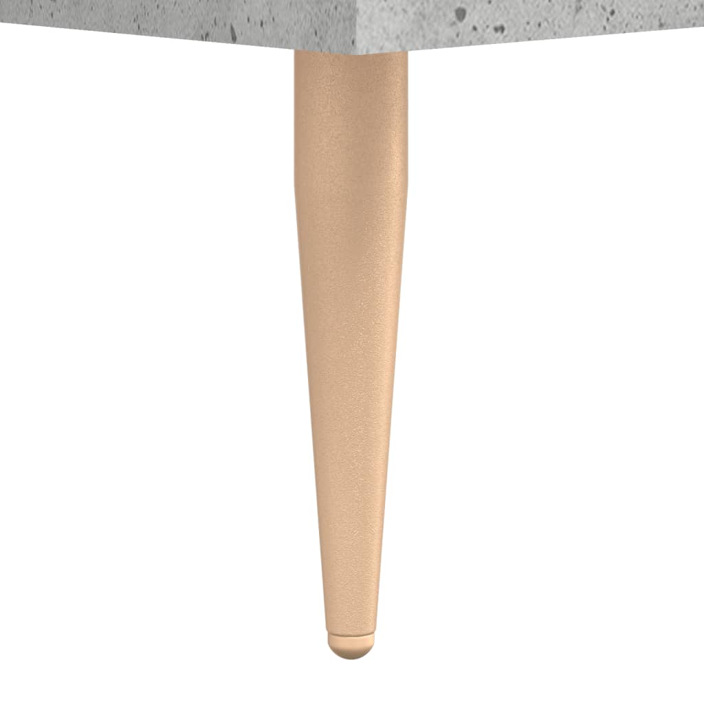højskab 69,5x34x180 cm konstrueret træ betongrå