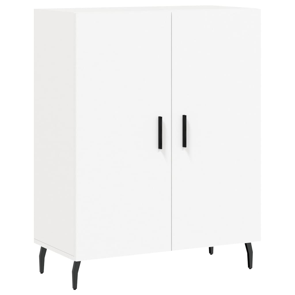 højskab 69,5x34x180 cm konstrueret træ hvid
