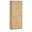 højskab 69,5x34x180 cm konstrueret træ sonoma-eg