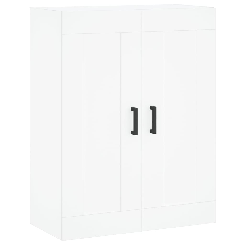 højskab 69,5x34x180 cm konstrueret træ hvid