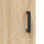 skab 34,5x34x180 cm konstrueret træ sonoma-eg