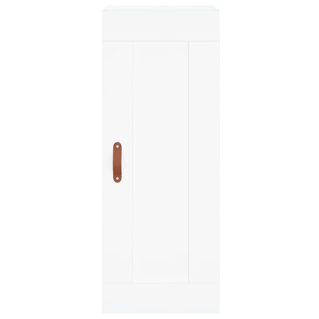 skab 34,5x34x180 cm konstrueret træ hvid