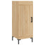 skab 34,5x34x180 cm konstrueret træ sonoma-eg