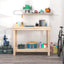 arbejdsbord 110x50x80 cm massivt fyrretræ