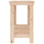 arbejdsbord 140x50x80 cm massivt fyrretræ
