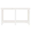 arbejdsbord 140x50x80 cm massivt fyrretræ hvid