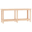 arbejdsbord 180x50x80 cm massivt fyrretræ