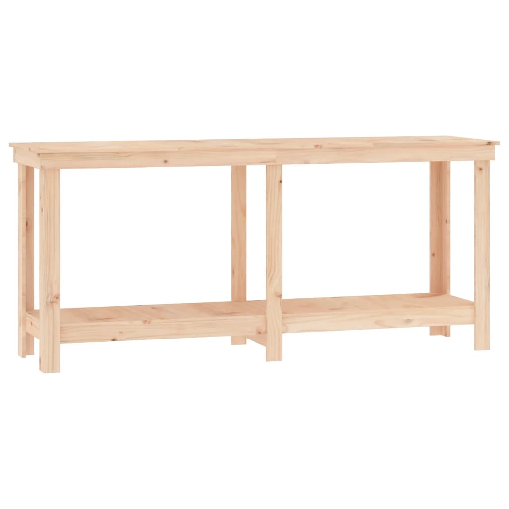 arbejdsbord 180x50x80 cm massivt fyrretræ