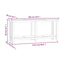 arbejdsbord 180x50x80 cm massivt fyrretræ