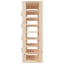 vinreol 70x33x94 cm massivt fyrretræ
