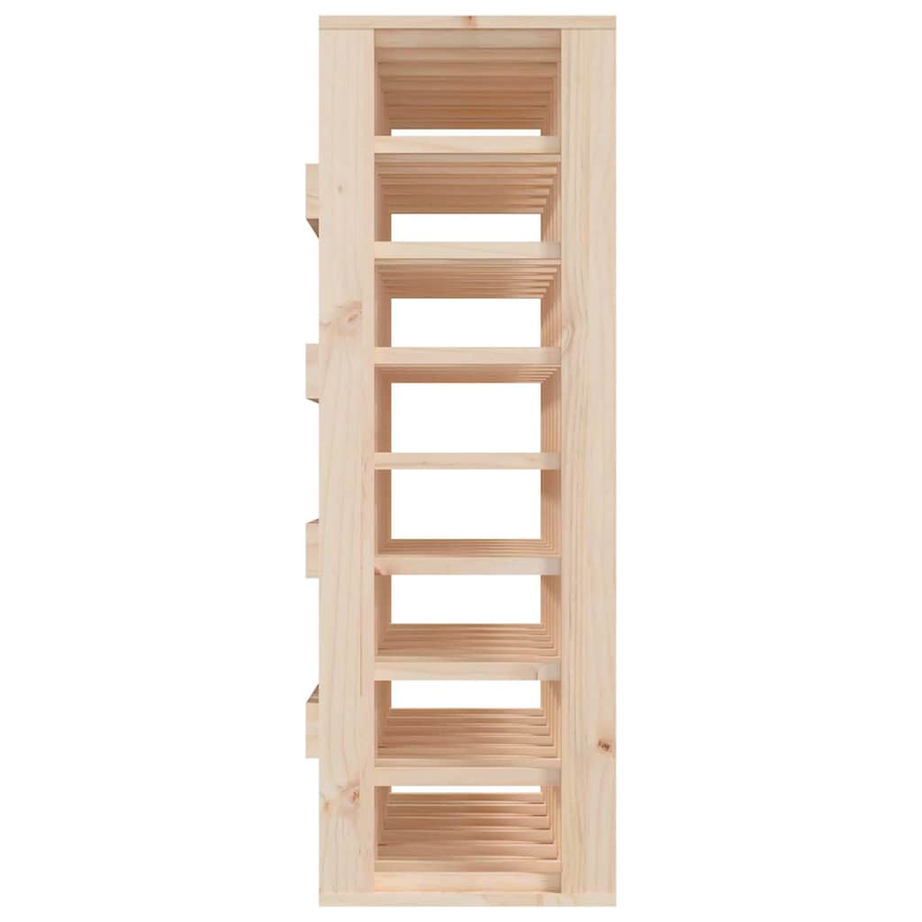 vinreol 70x33x94 cm massivt fyrretræ