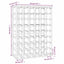 vinreol 70x33x94 cm massivt fyrretræ