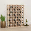 vinreol 70x33x94 cm massivt fyrretræ