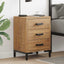 sengeborde 2 stk. 40x30x55 cm massivt fyrretræ