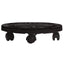 plantevogne 2 stk. med hjul 170 kg diam. 30 cm sort