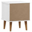 sengebord MOLDE 40x35x48 cm massivt fyrretræ hvid