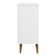 kommode MOLDE 40x35x82 cm massivt fyrretræ hvid
