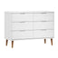 sengebord MOLDE 113x40x80 cm massivt fyrretræ hvid
