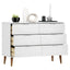 sengebord MOLDE 113x40x80 cm massivt fyrretræ hvid