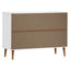sengebord MOLDE 113x40x80 cm massivt fyrretræ hvid