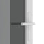 dør 83x201,5 cm sikkerhedsglas og aluminium hvid