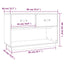 tv-bord 90x40x60 cm massivt fyrretræ