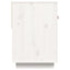 tv-bord 90x40x60 cm massivt fyrretræ hvid