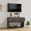 tv-bord 90x40x60 cm massivt fyrretræ grå