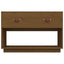 tv-bord 90x40x60 cm massivt fyrretræ gyldenbrun