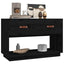 tv-bord 90x40x60 cm massivt fyrretræ sort