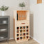 vinreol 45x34x100 cm massivt fyrretræ