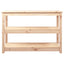 konsolbord 110x40x74 cm massivt fyrretræ