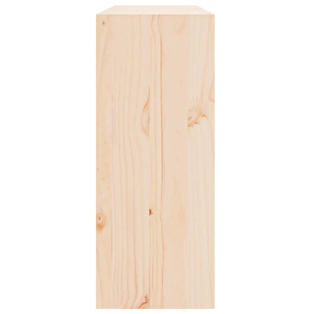 vinreol 62x25x62 cm massivt fyrretræ